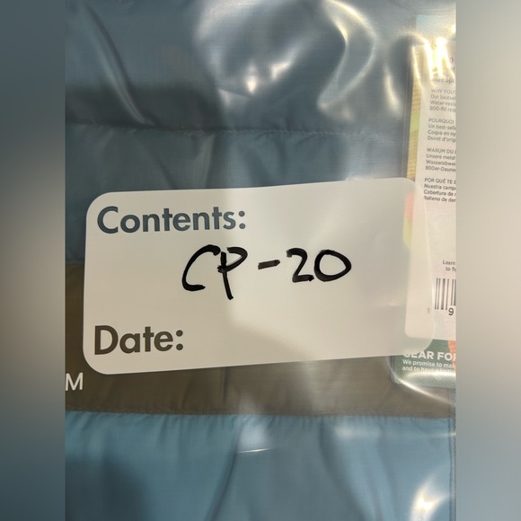 Cotopaxi Men’s Medium Fuego Hooded Down Puffer Jacket Blue Spruce Stripes NWT - Picture 15 of 15